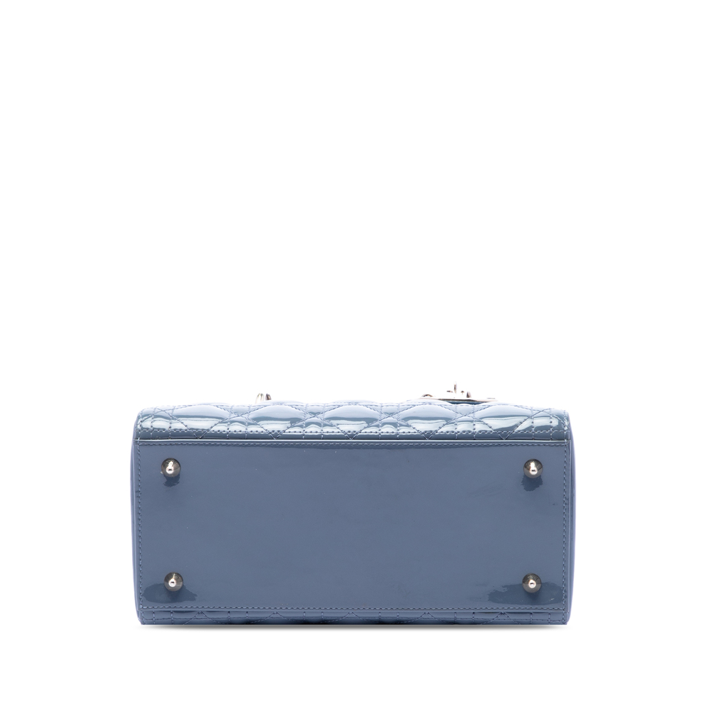 Pre-Loved Dior Medium Patent Cannage Lady Dior - Picture 3 of 7